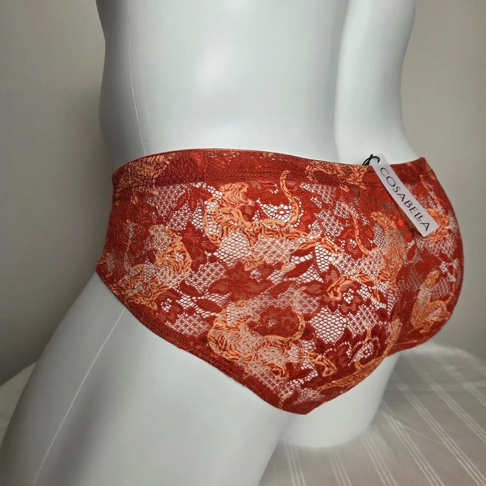 Cosabella Men's Luxury Italian Comfort Lace Micro Brief Soft Pouch Underwear